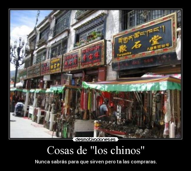 Cosas de los chinos -
