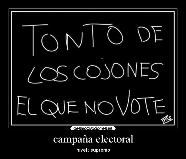 campaña electoral - 