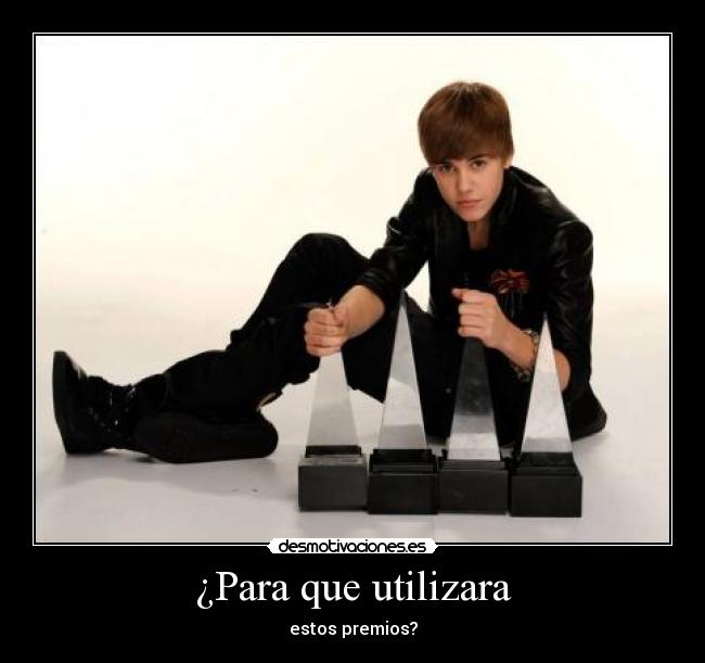 ¿Para que utilizara - estos premios?