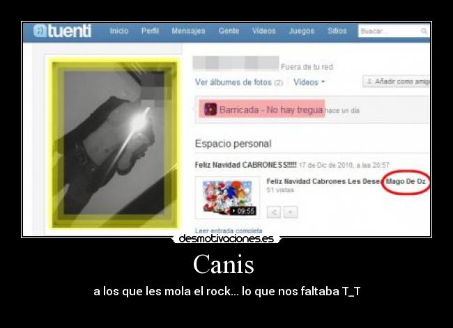 carteles rock canis desmotivaciones