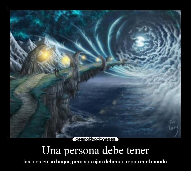 Una persona debe tener - 