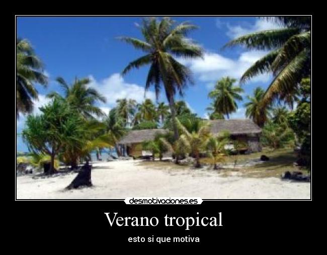 Verano tropical - esto si que motiva