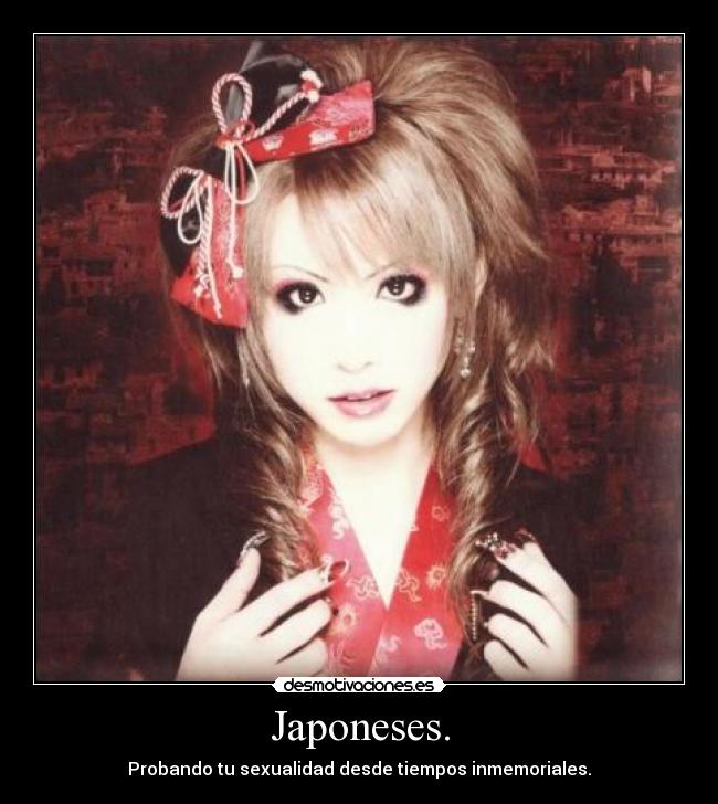 Japoneses. - Probando tu sexualidad desde tiempos inmemoriales.