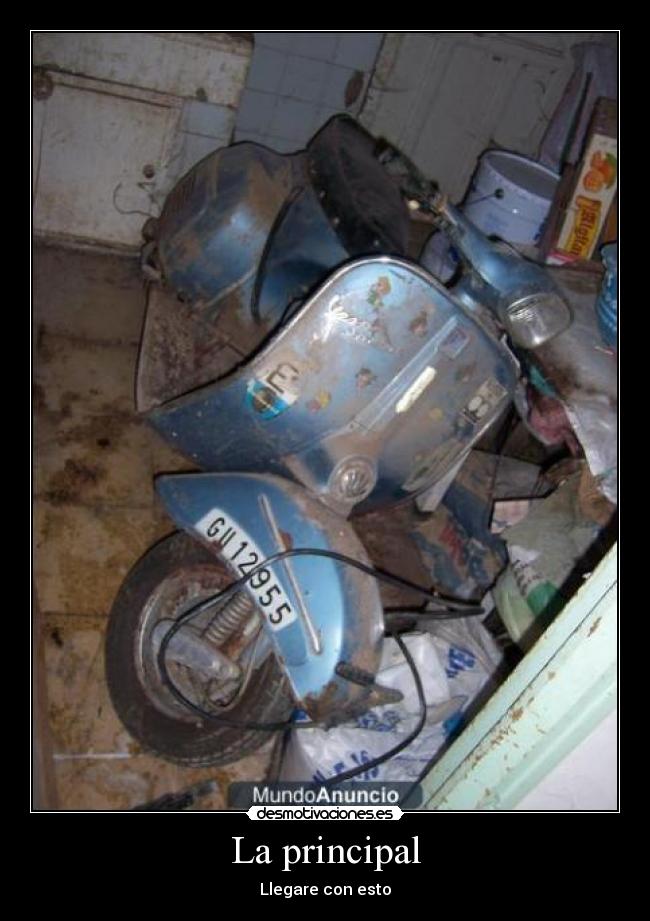 La principal - Llegare con esto