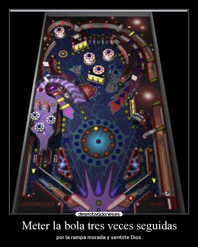 Meter la bola tres veces seguidas - 