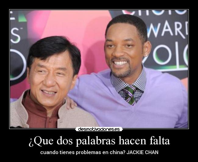 ¿Que dos palabras hacen falta -