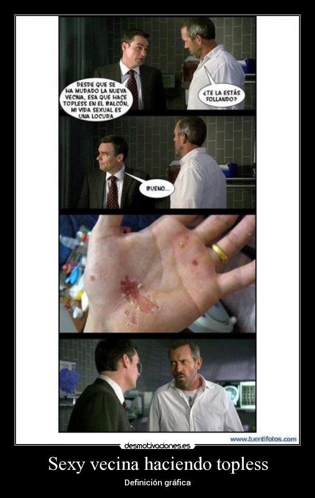 Sexy vecina haciendo topless - 