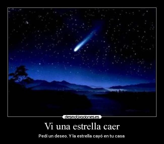 carteles una estrella caer desmotivaciones