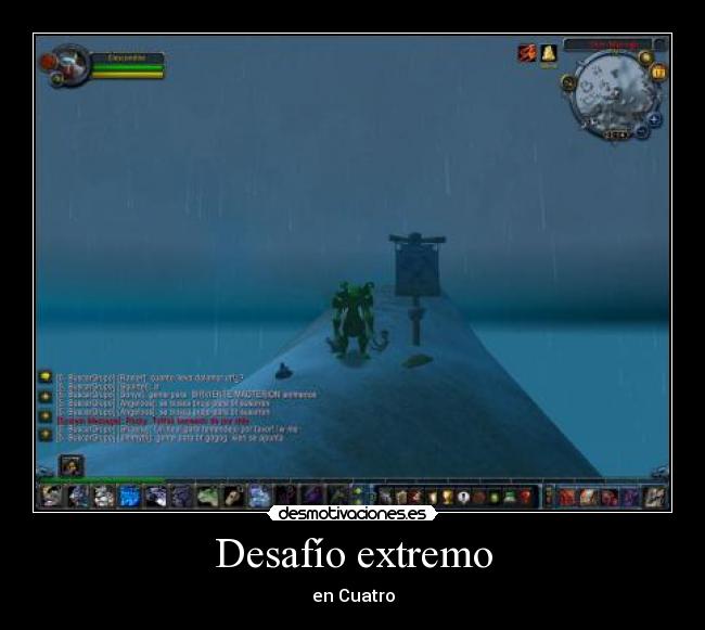 carteles desafio extremo desmotivaciones