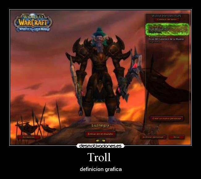 Troll  - definicion grafica