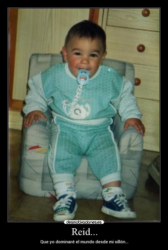 Reid... - Que yo dominaré el mundo desde mi sillón...