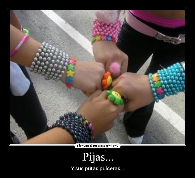 carteles pulceras desmotivaciones