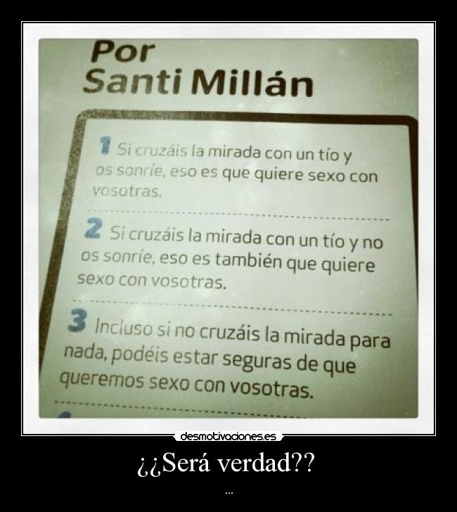 ¿¿Será verdad??  - 