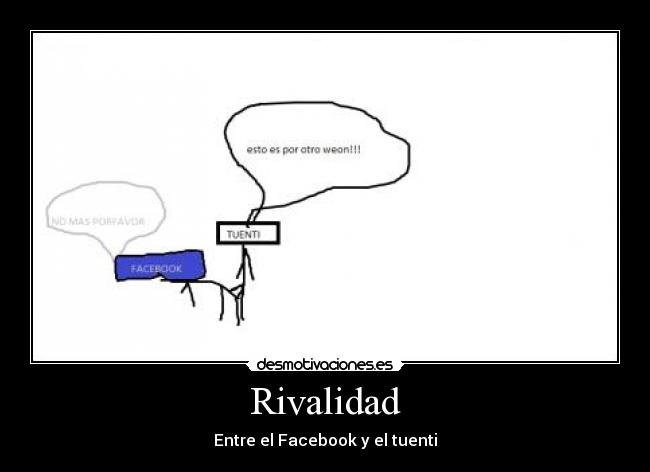 Rivalidad - Entre el Facebook y el tuenti