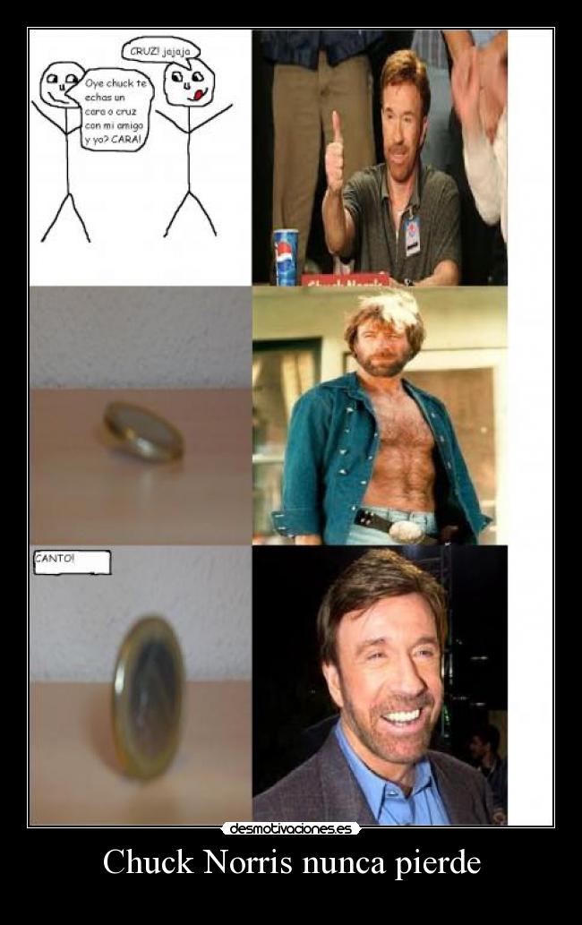 Chuck Norris nunca pierde - 