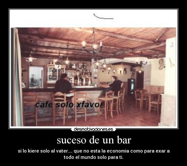 carteles bar bano cafe suceso desmotivaciones