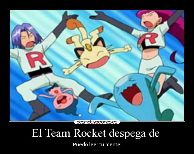carteles gabh1234 team rocket despega desmotivaciones