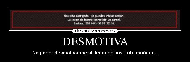 DESMOTIVA -
