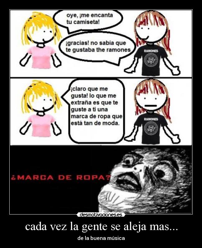 cada vez la gente se aleja mas... -