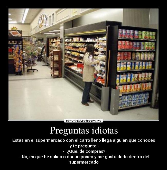 Preguntas idiotas - 