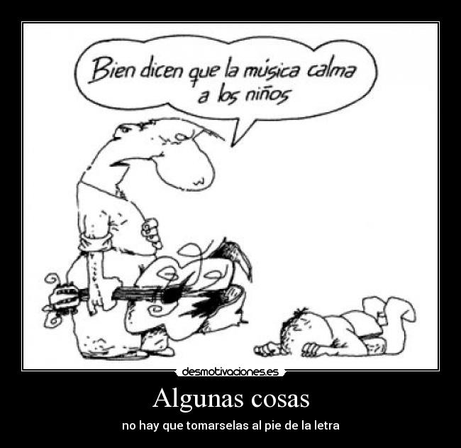 Algunas cosas -
