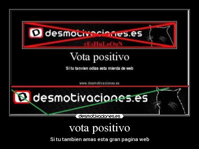 vota positivo -
