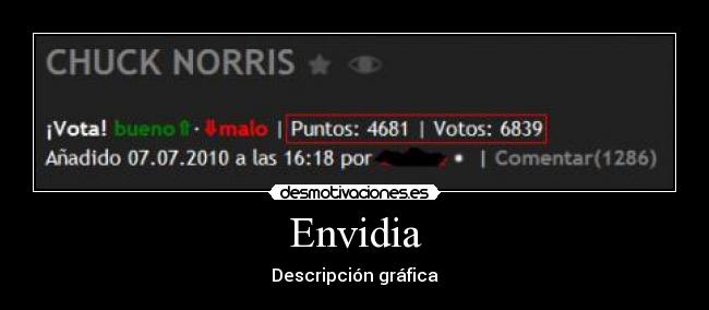 Envidia - Descripción gráfica