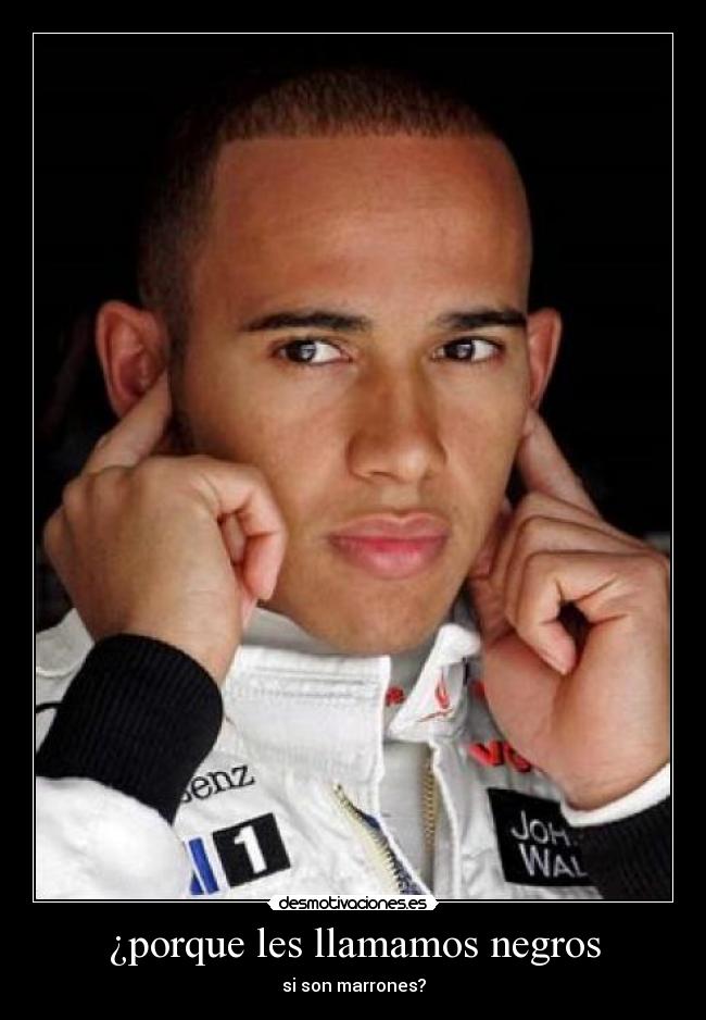 ¿porque les llamamos negros - si son marrones?