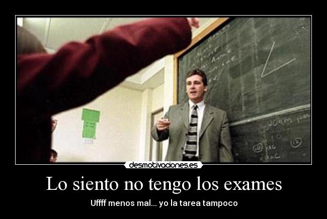 Lo siento no tengo los exames -