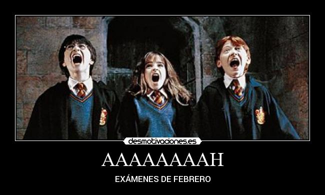 AAAAAAAAH - EXÁMENES DE FEBRERO
