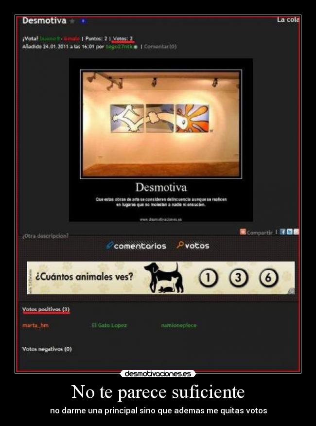 No te parece suficiente -