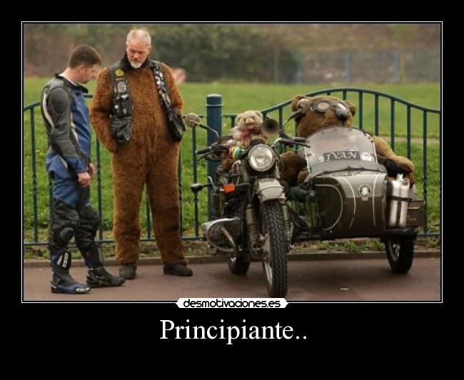 carteles motoososidecar desmotivaciones