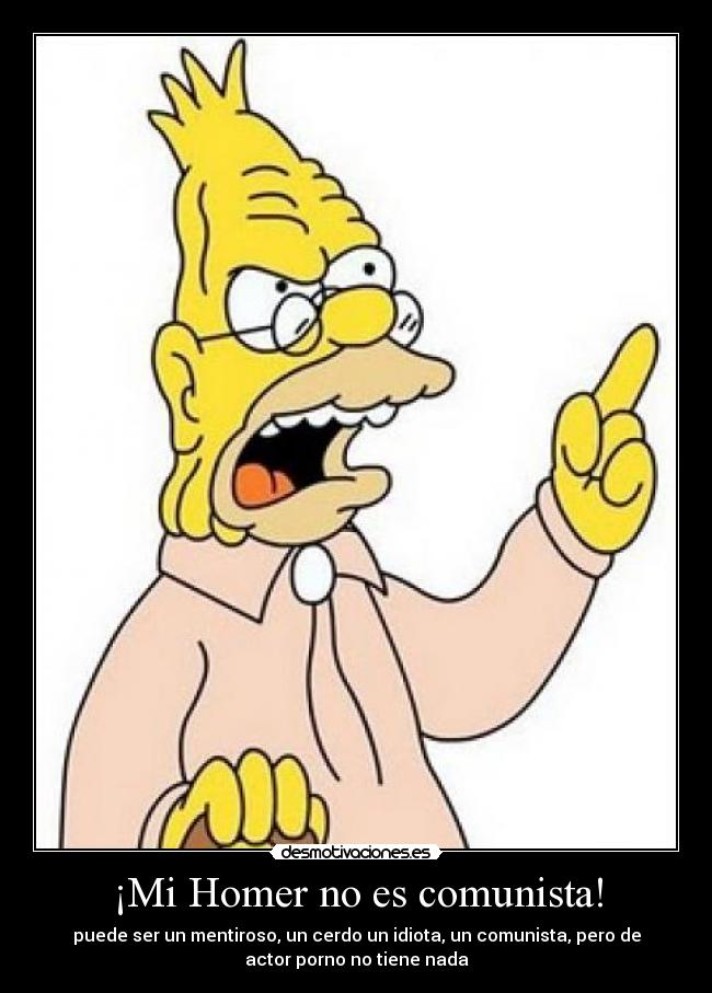 ¡Mi Homer no es comunista! -