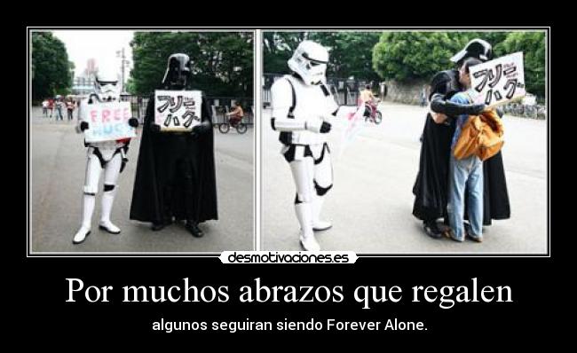 Por muchos abrazos que regalen - 