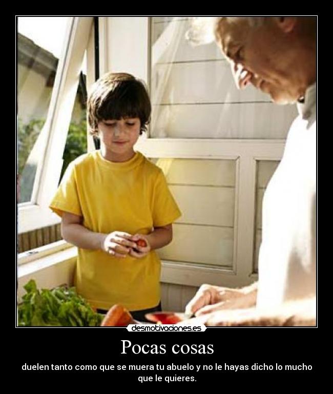 Pocas cosas - 