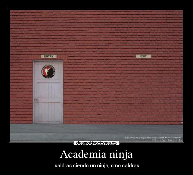 Academia ninja - saldras siendo un ninja, o no saldras