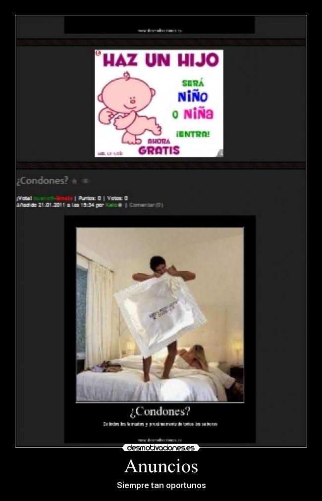 carteles anuncios desmotivaciones