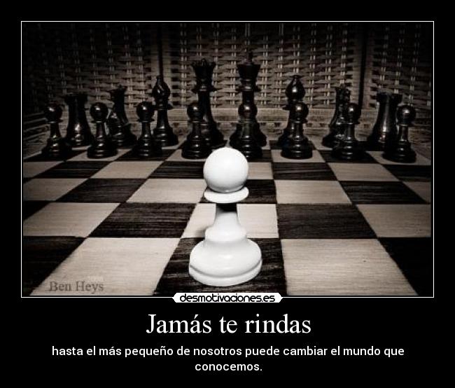 Jamás te rindas - 