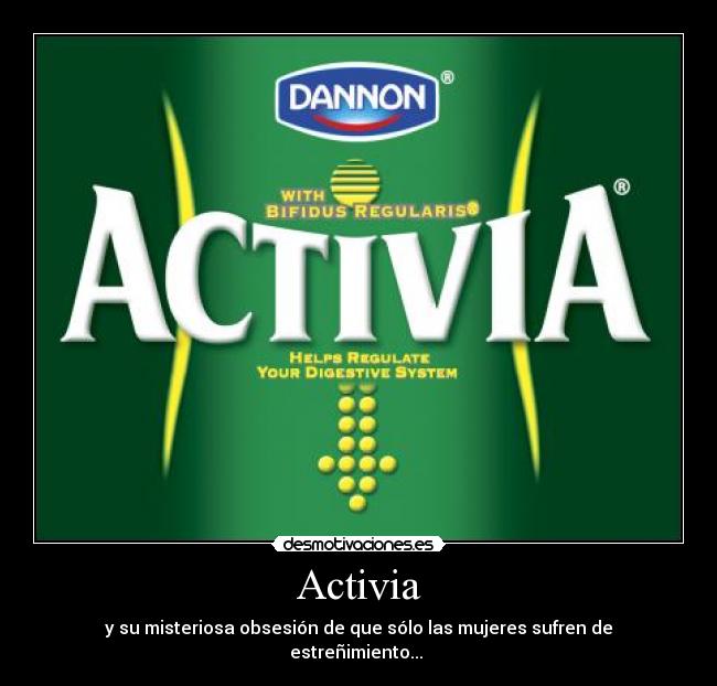 carteles activia obsesion mujeres incoherencia yogur desmotivaciones