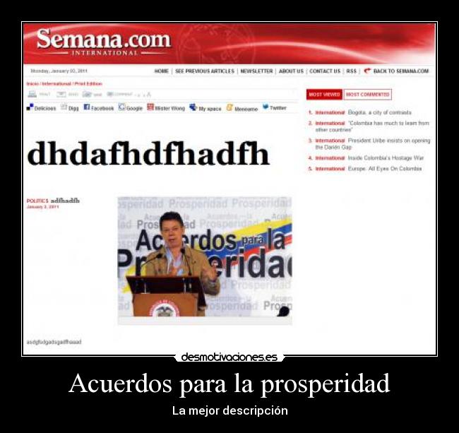 Acuerdos para la prosperidad -