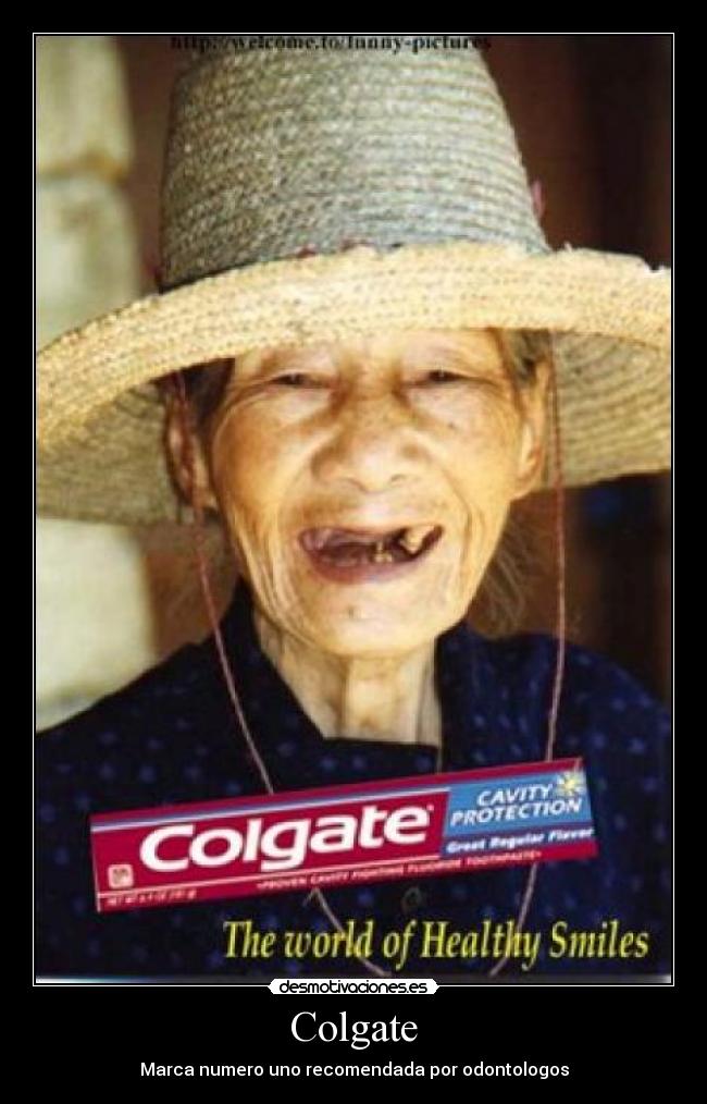 Colgate - Marca numero uno recomendada por odontologos