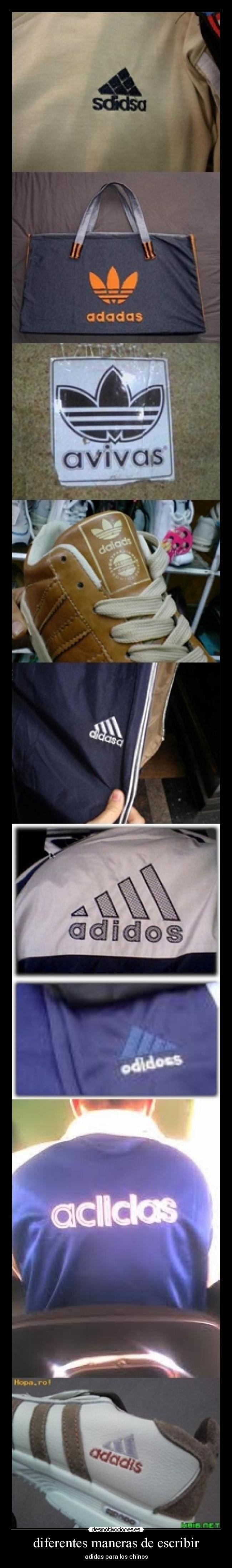 diferentes maneras de escribir - 