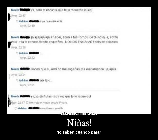 Niñas! -