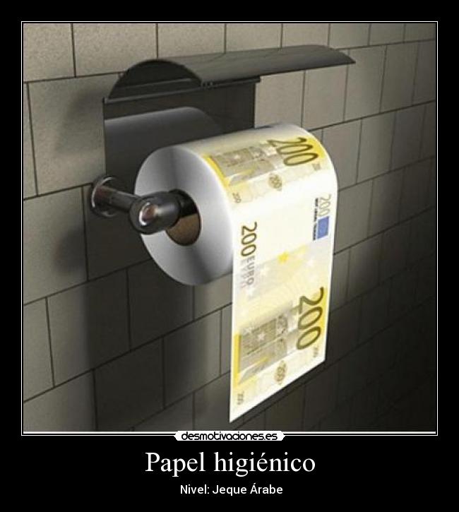 Papel higiénico -