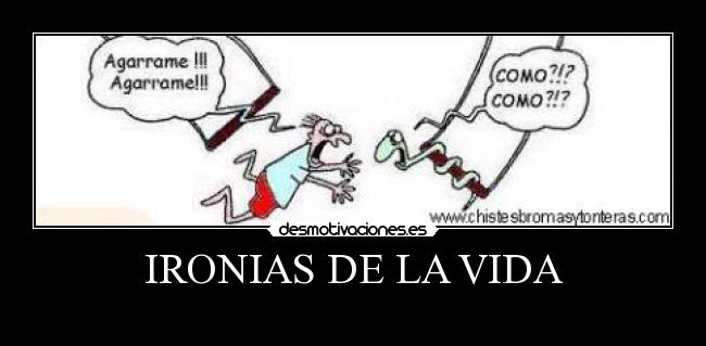 IRONIAS DE LA VIDA - 