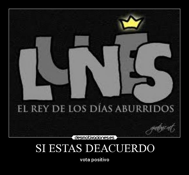SI ESTAS DEACUERDO - vota positivo