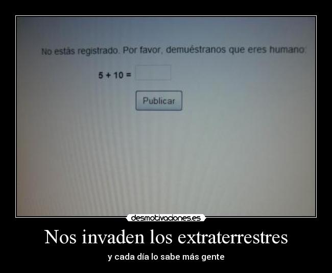 carteles invasion extraterrestres desmotivaciones