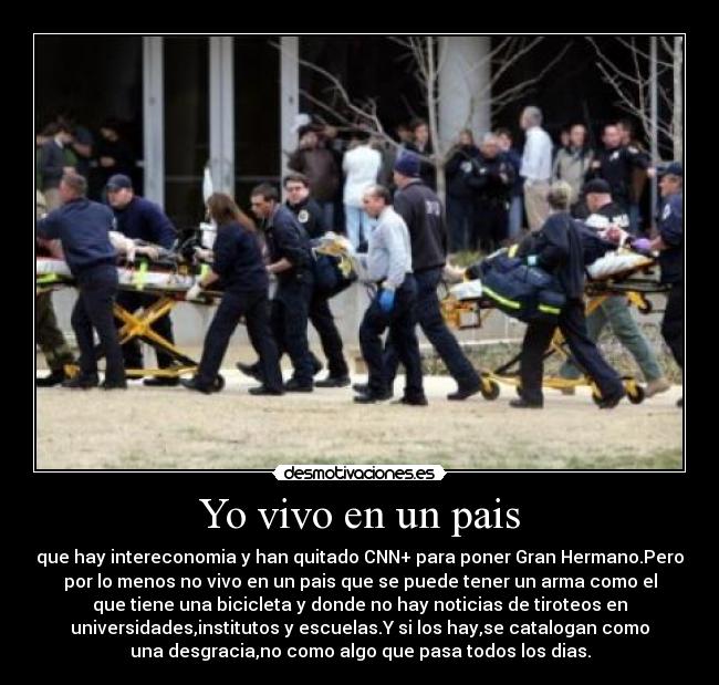 Yo vivo en un pais - 