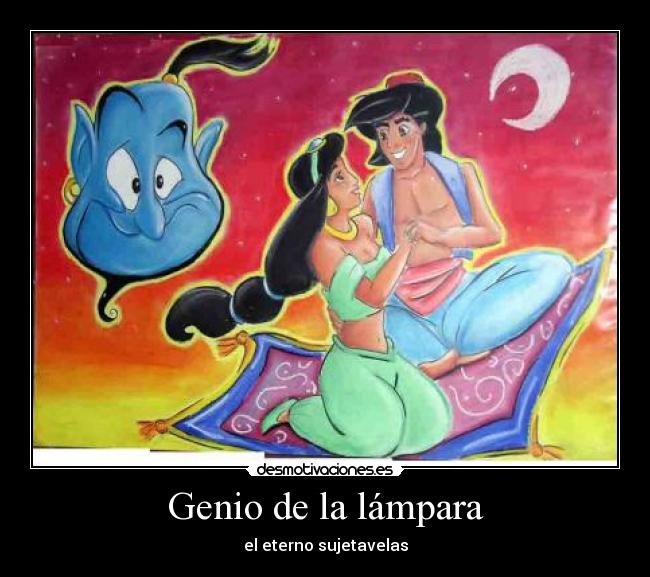 Genio de la lámpara - el eterno sujetavelas