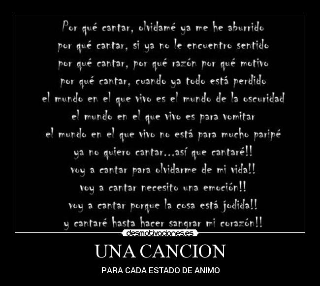UNA CANCION -